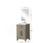 Meuble-lavabo simple 20 po X P 18 po D, comptoir en acrylique, 18 po Ensemble miroir et robinet-1352200051-1352200050
