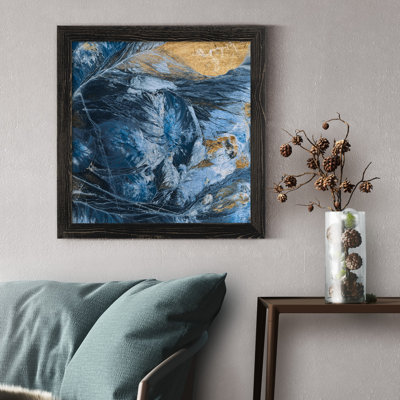 "Indigo", reproduction d’art sur toile encadrée