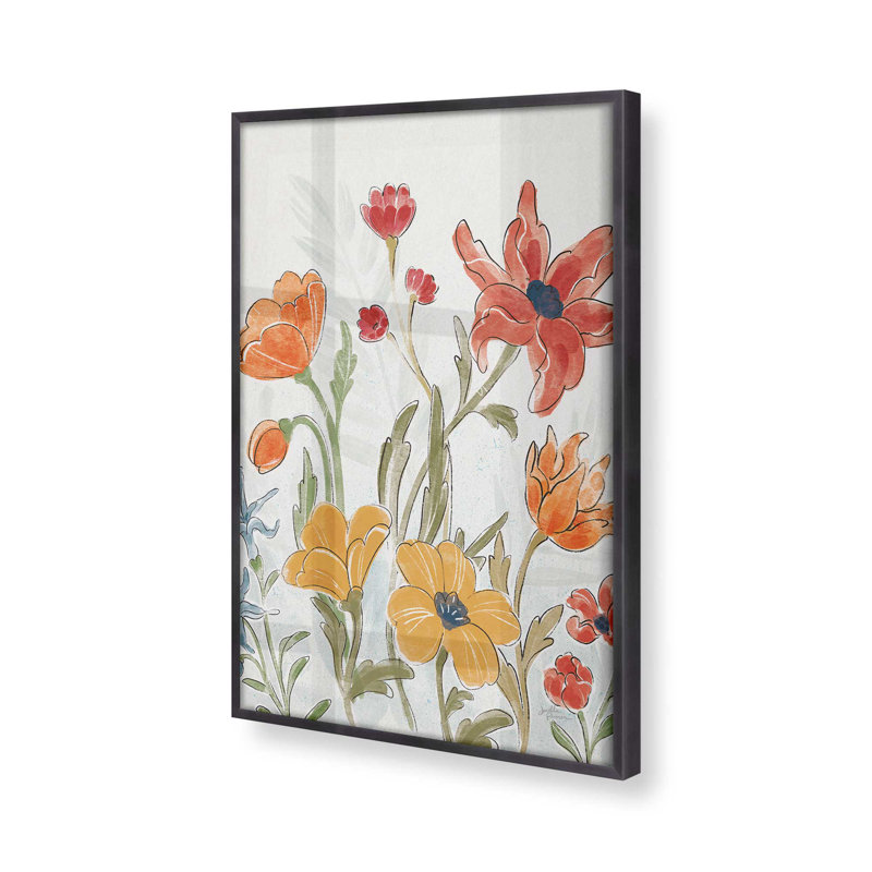 «Garden Melody In Bloom II», Zinc patiné, H 25,25 po x l 19,25 po