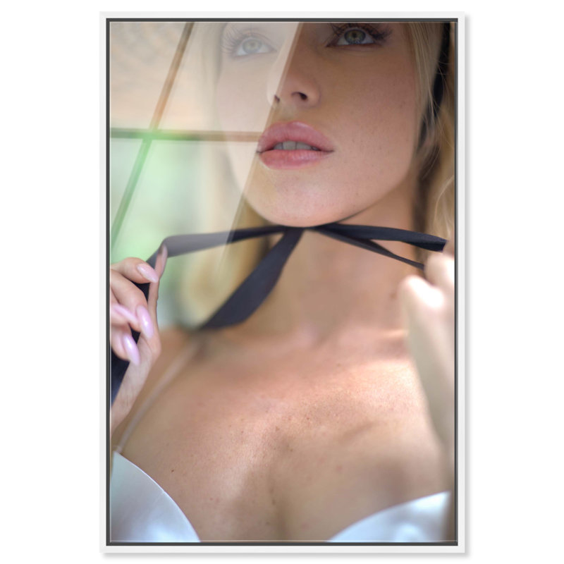 Yours Forever Canvas Fashion Print by Oliver Gal, Black Frame, 10 x 15, 31"H x 21"W, Silver Frame