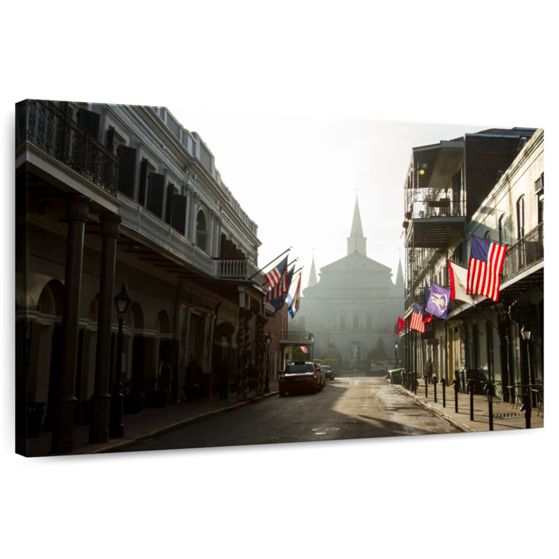 Ravi Street In French Quarter, 34" H x 51" W