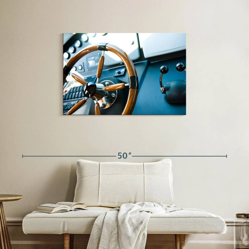 Mehar Luxury Yacht Helm, 24" H x 36" W