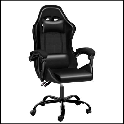 Mareen High Back Computer Ergonomic Adjustable Swivel Gaming Chair Without Footrest, Office Chair -  Inbox Zero, 887BD77324654A5FBF3D00E82BE2AA92