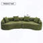 Canapé courbé désossé, canapé modulaire à compression de 110 po, haute densité, canapé-lit pour salon, salon, appartement, chenille-1603992215