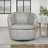 Azurdee Top Grain Genuine Italian Leather Swivel Barrel Chair (Set of 2)-107150434