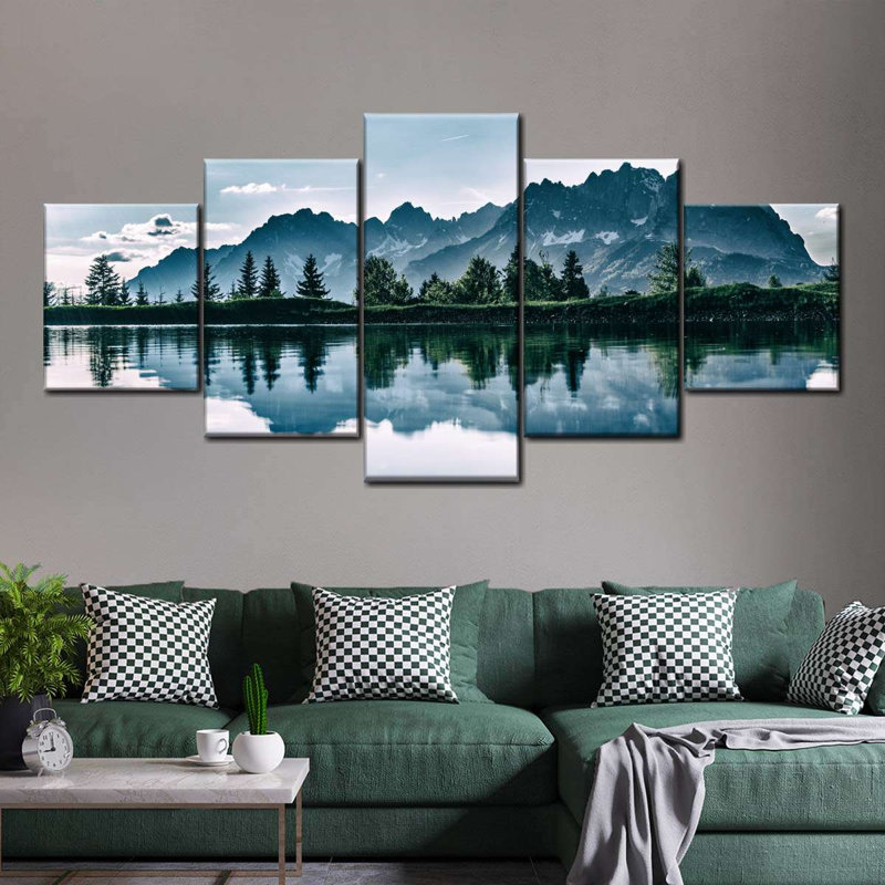 Ensemble de 5 pièces Daylight Mountain, H 42 po x l 92 po x P 1,25 po