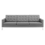 Loft Tufted Vegan Leather Sofa by Modway