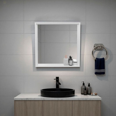 Armoire de toilette murale blanche avec rangement