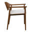 Chaise de salle à manger Augusta en loupe