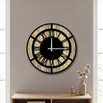 Horloge industrielle à chiffres romains
