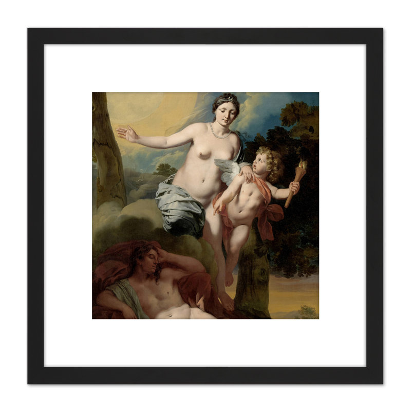 De Lairesse Selene And Endymion by Gerard De Lairesse - Single Picture Frame Painting