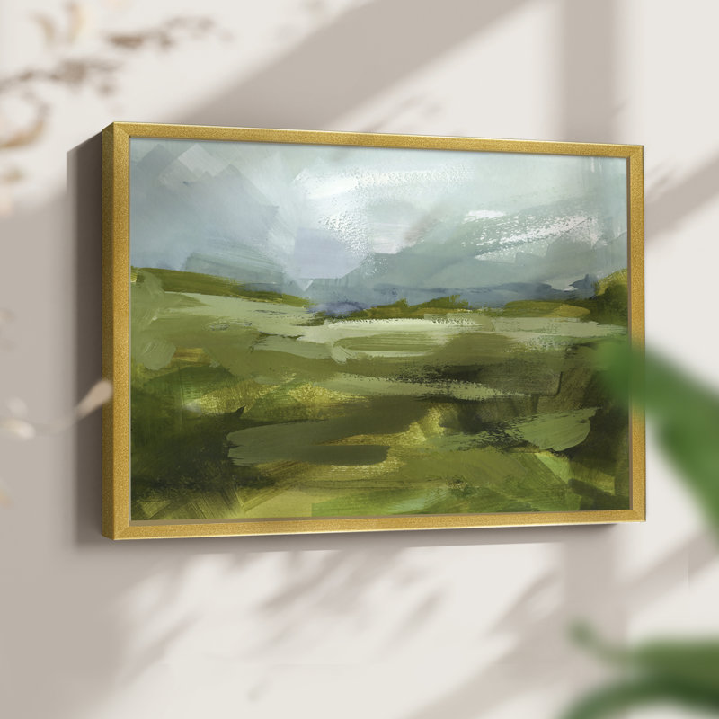 Emerald View II - Reproduction encadrée - Restickable, H 22 po x l 28 po