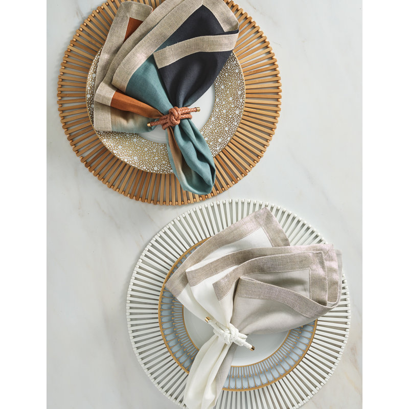 Rope Knot Napkin Ring, Brown