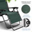 Chaises d'extérieur inclinables avec coussins et porte-gobelets Nestl-133493259