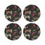 Exotix Vegan Leather Round Coasters-1735107243