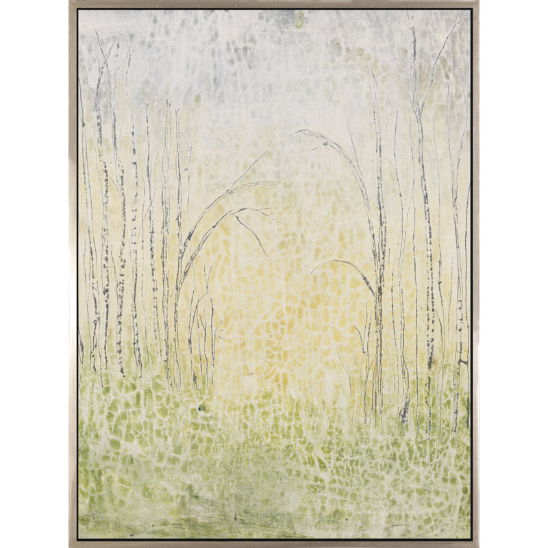 Into the Woods - Peinture sur toile à cadre flottant