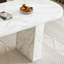 Table de salle à manger 62,9 po Farmhouse Oval pour 4-6 personnes-1169697451