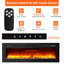 Metro Lane 195.8cm W Black Fireplace