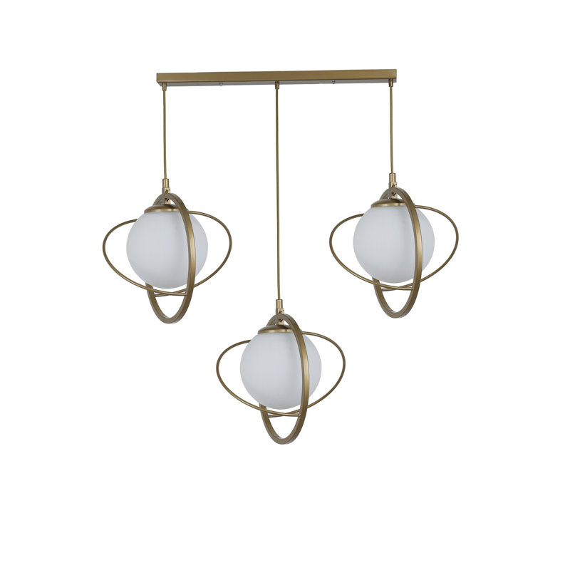 Chandle Chandelier, Antique/White