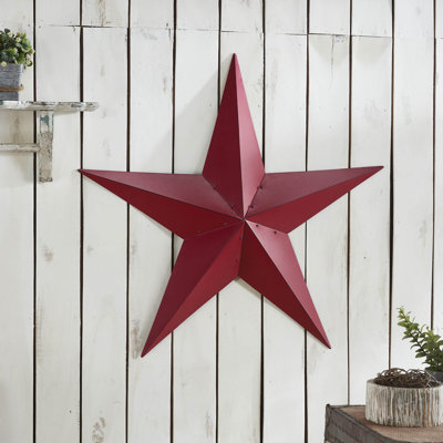Festive Finds Metal Star Speckled Distressed