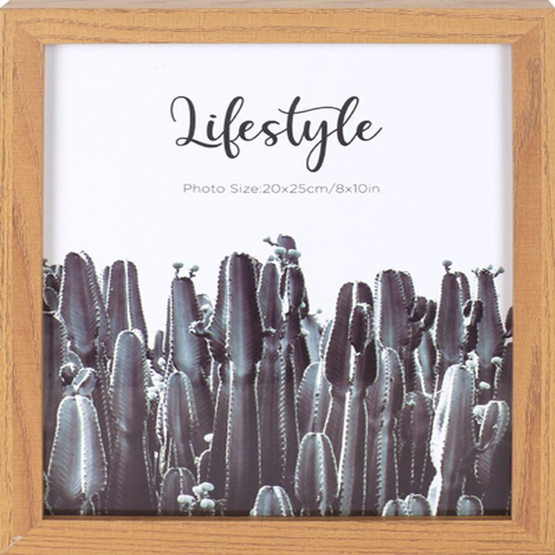 Ensemble de cadre photo simple, 8 po x 10 po, Brun