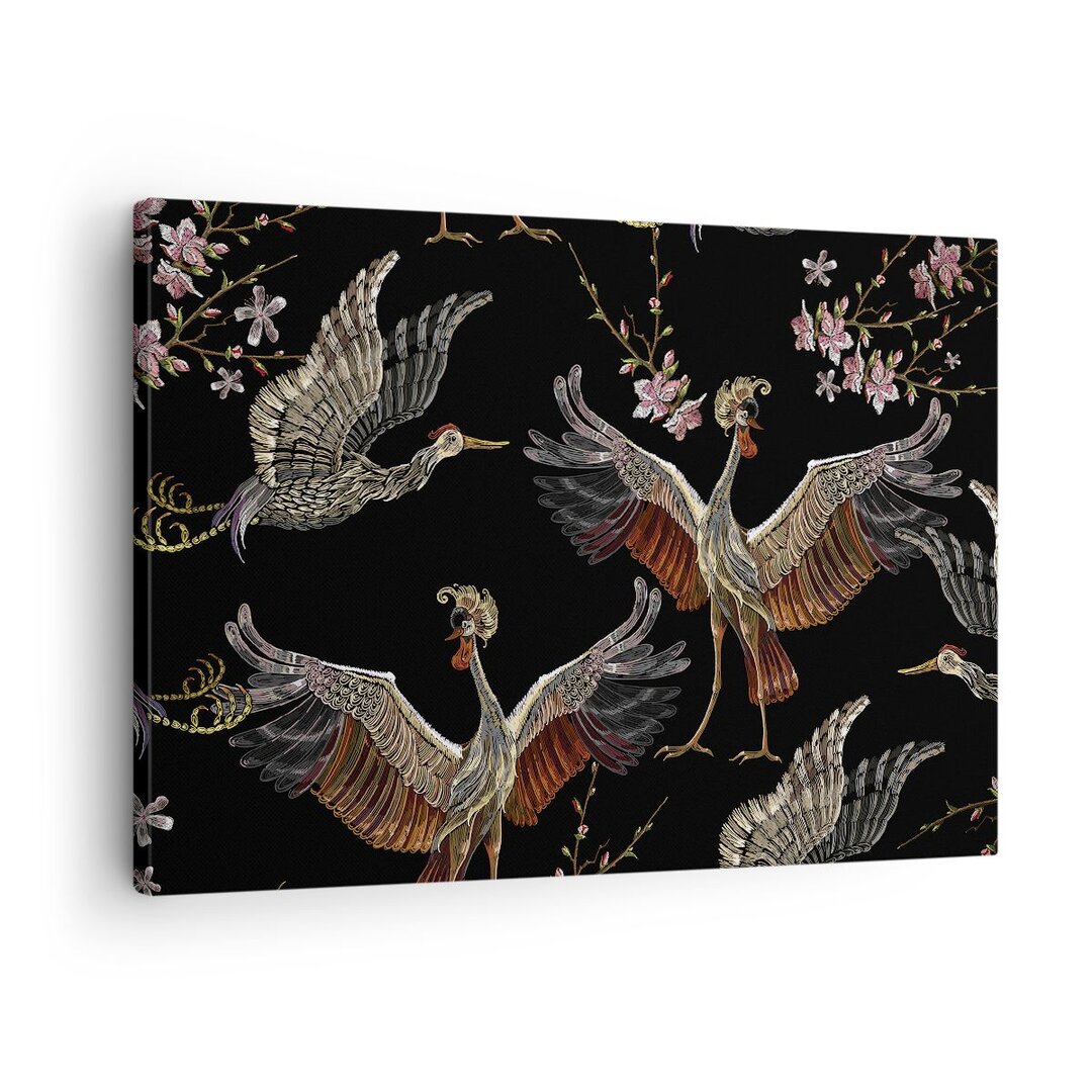 Leinwandbild Asian Birds Ornat