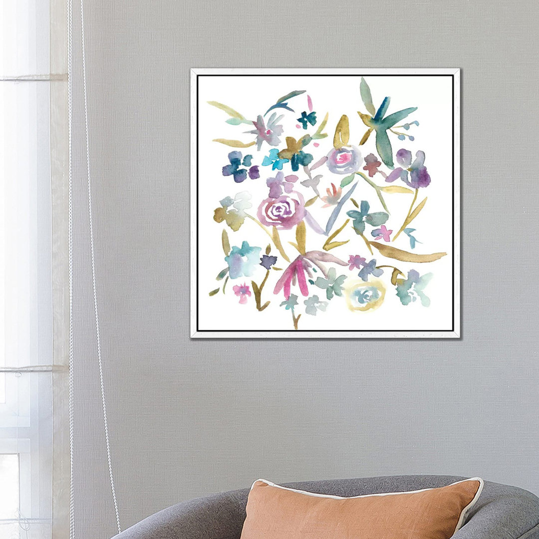 Concord Florals II von Chariklia Zarris - Galerie-verpackte Leinwand Giclée