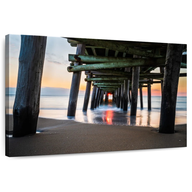 Aletra ci-dessous Virginia Beach Pier, H 24 po x l 36 po
