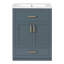 Meuble-lavabo moderne en céramique et meuble-lavabo en MDF compact pour les petites toilettes