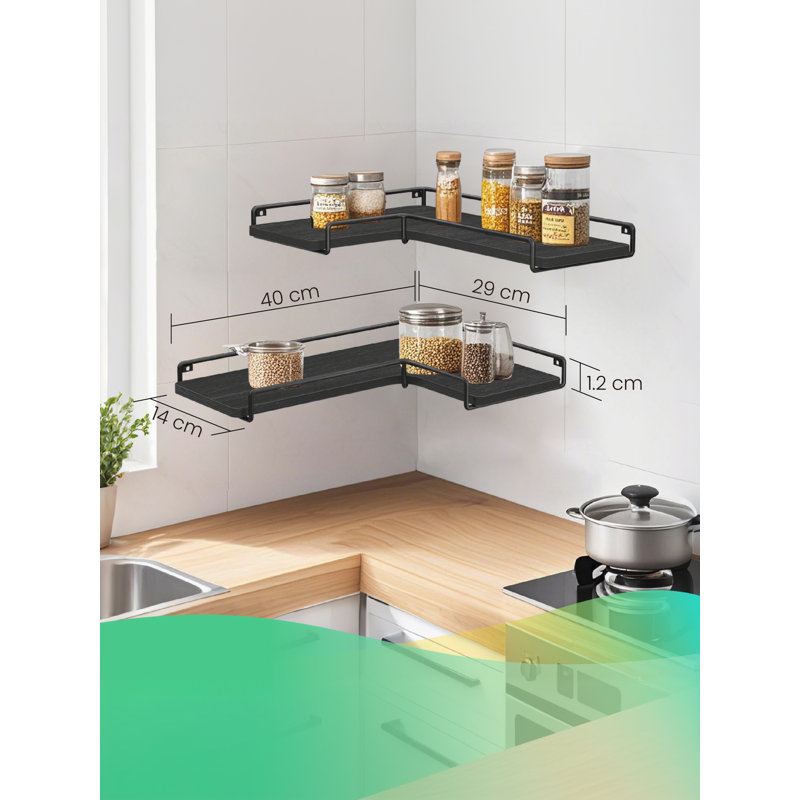 4cm H x 40cm W Steel Bookcase