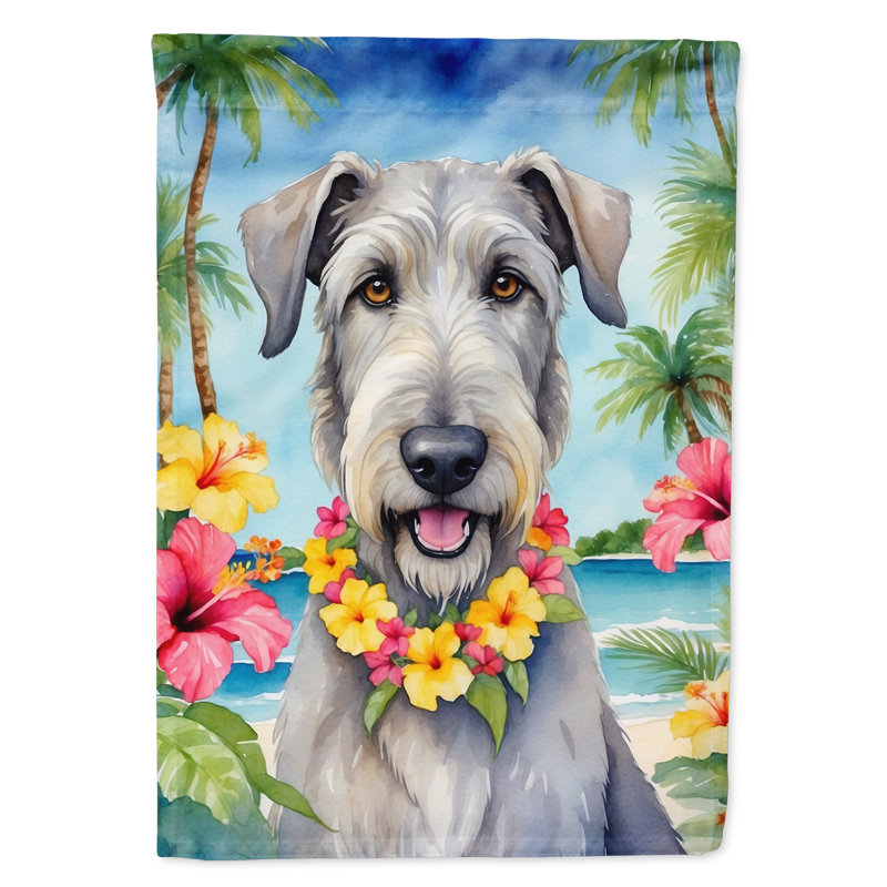 Drapeau irlandais du louveteau de Luau