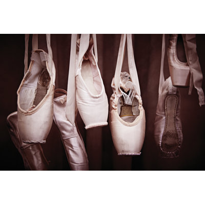 Ballet Shoes by Photouni - Wrapped Canvas Print