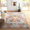 Tapis oriental safran / orange brûlé / grenat Hillsby