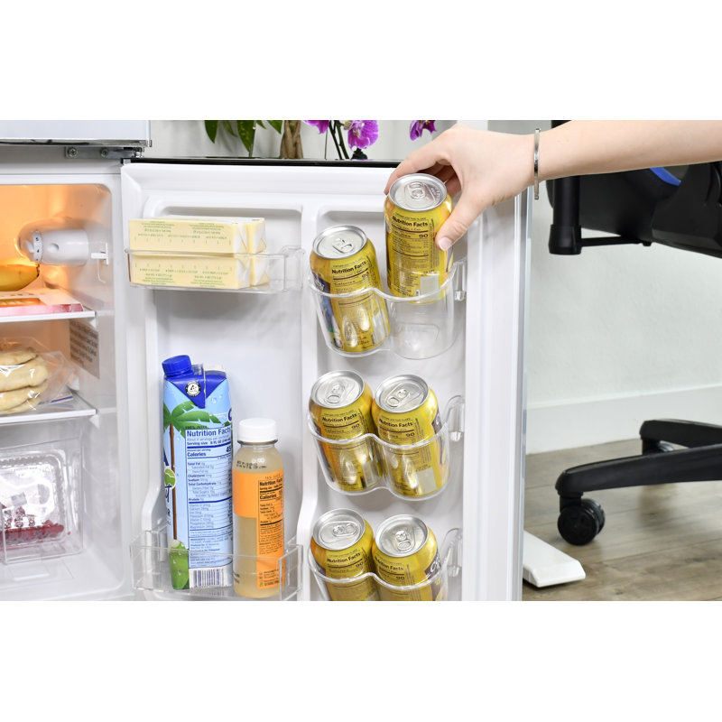 Platinum Compact Stainless Steel Top-Freezer Refrigerator