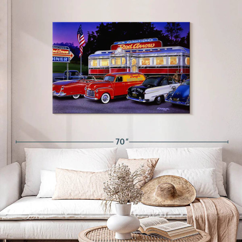 Mehar Red Arrow Diner, 30" H x 45" W