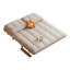 Cette chaise de lit convertible 3-en-1 dispose d'un dossier réglable et convient aux études, aux bureaux ou aux véhicules récréatifs.-612991723-626139121