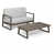 Gray Cushion/Dark Gray Frame est en rupture de stock
