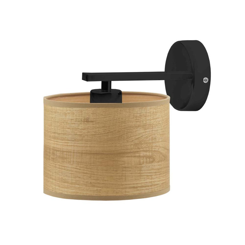 Blaikley Steel Armed Sconce, Natural, Black