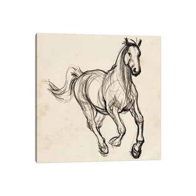 Gestural Apaloosa II by Jennifer Paxton Parker - Wrapped Canvas Painting