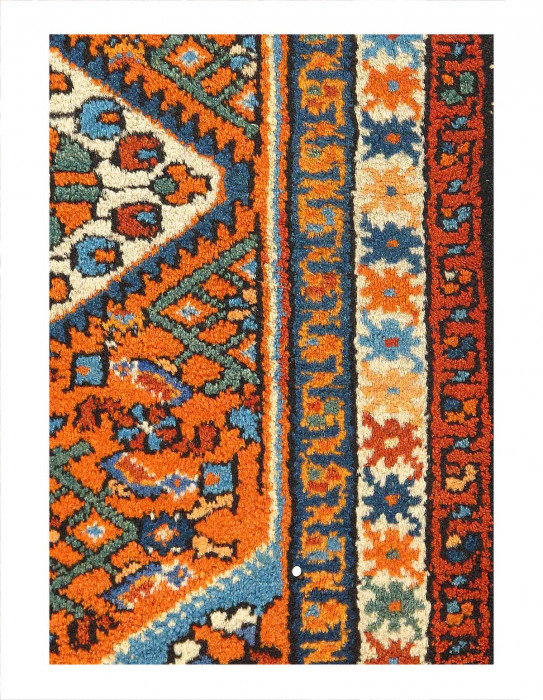 Persian Antique Hamadan rug 2'X 3'