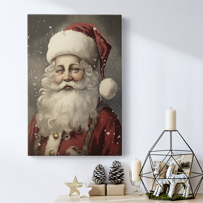 Art des Fêtes de Noël - toile tendue avec châssis DI, H 24 po x l 16 po