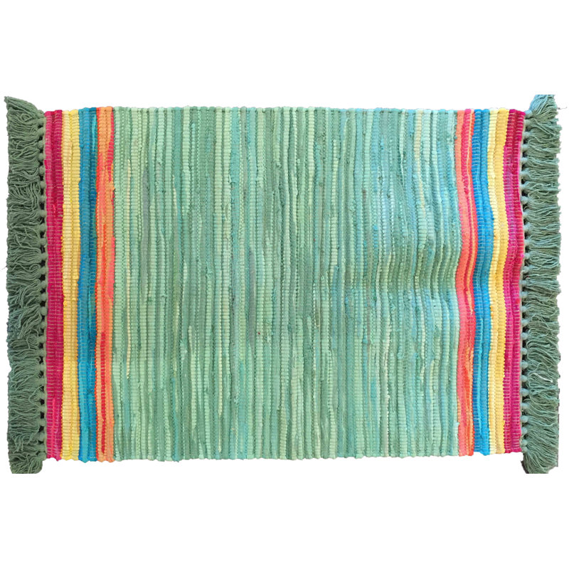Marcantel Cotton Striped Indoor Rug