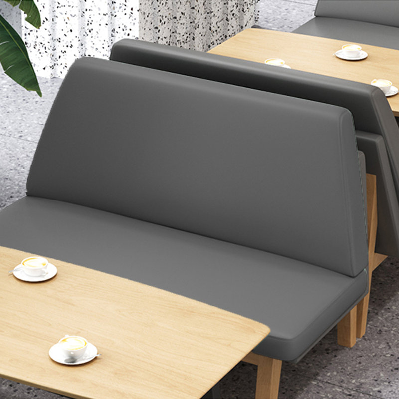 Banc Modern Jane's Cafe pour deux, Gris
