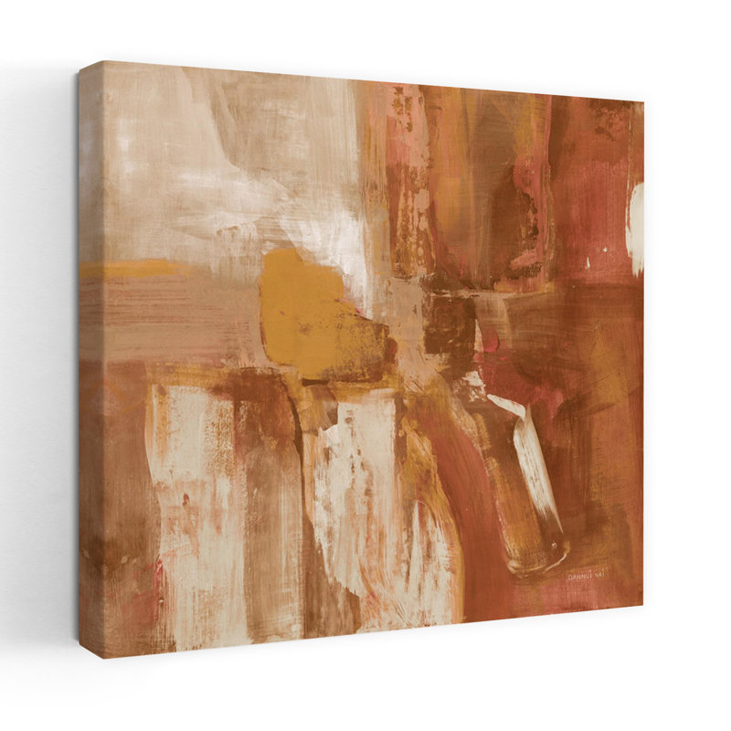 «Contemporary Forest Feel I Autumn» avec art abstrait brun, H 24 po x l 24 po