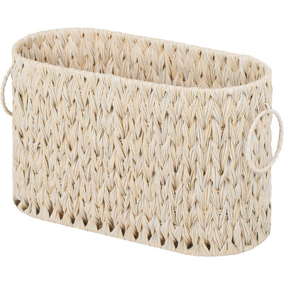 Panier fin en osier pour ranger le papier de toilette