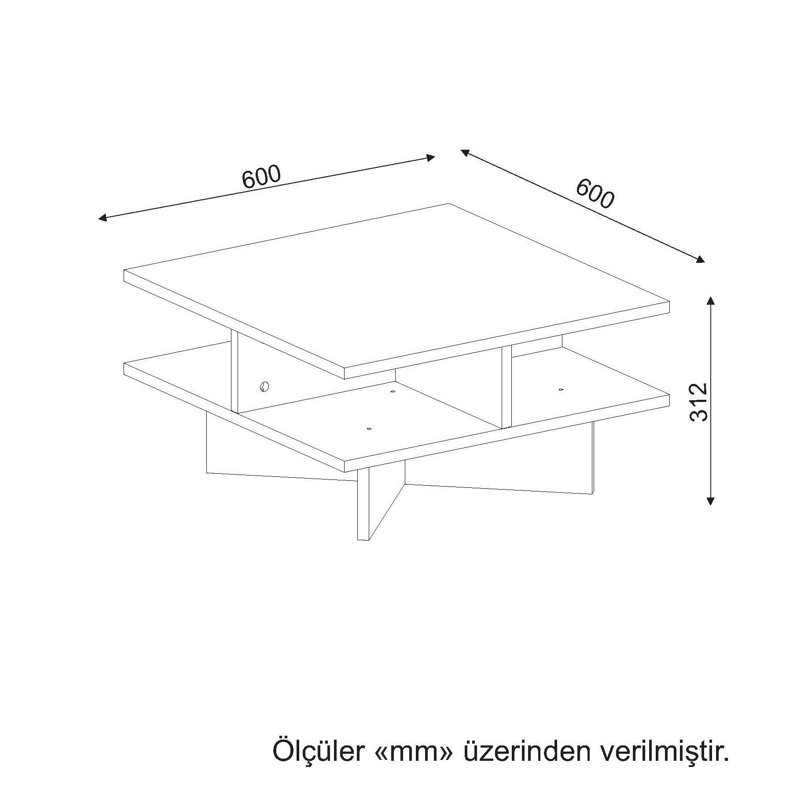 Table basse avec rangement Enzo