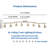 8-Light Adjustable Foldable Arms LED Track Lighting Kit