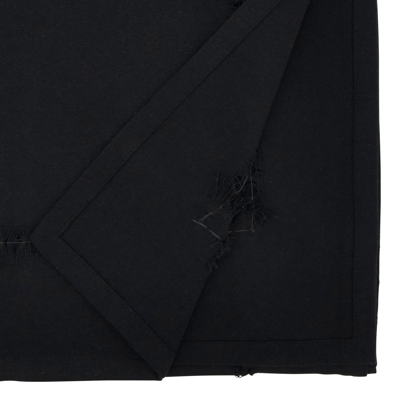 Garbo No Pattern Table Runnner, Black