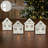 Festive Finds Tealight Holder House Set of 4 4.5x3.75x2.25-1106681969