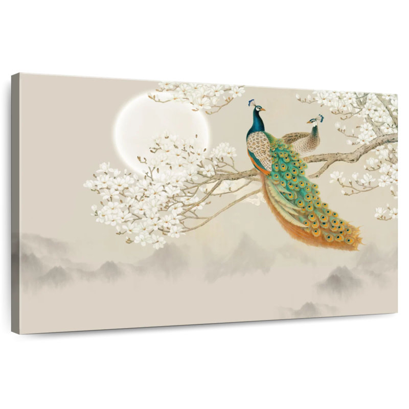 Brampt Japanese Peacock, 34" H x 51" W